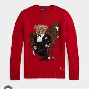 POLO RALPH LAUREN LUNAR NRW YEAR BOYS SWEATER SIZE L. NWT